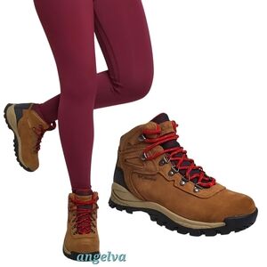 New Columbia newton ridge hiking boots suede elk tan waterproof outdoor sports